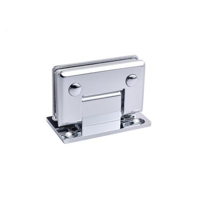 China Modern Zinc Alloy Bathroom Square 90 Degree Glass Door Hinge 304/ Stainless Steel Shower Hinges for sale