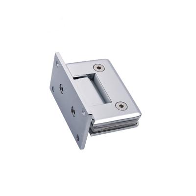 China Modern 90 Degree Wall To Door Hinge Stainless Steel Shower Glass Adjustable Glass Door Hinge for sale