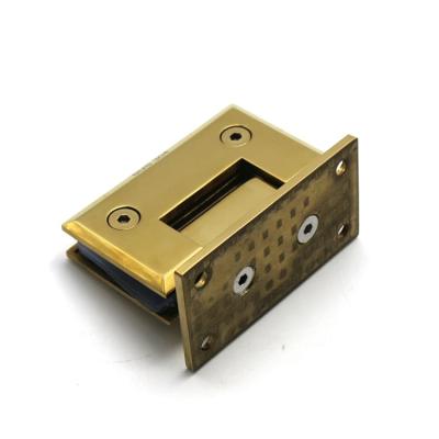 China Modern Factory Supply China Modern Factory Supply 90 Degree Gold Color Stainless Steel Shower Part High Quality Gold Glass Door Hinge for sale