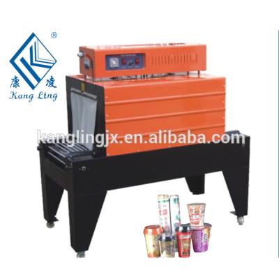 China 190427 Beverage Heat Tunnel Shrink Packaging Machine Shrink Paper Wrapping Machine for sale