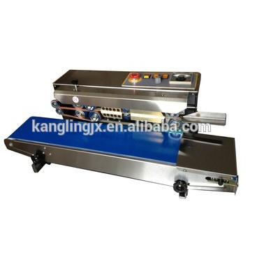 China CLOTHING 190424 DBF-900W DBF-900LW Continuous Band Sealer Machine / Band Sealer For Plastic Bags for sale