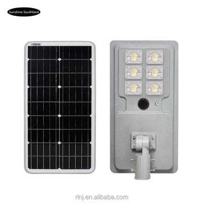 China ROAD 50W high power external integrated waterproof lamparas solares solar street lights for sale