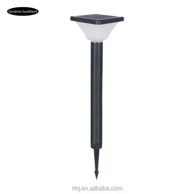 China Custom Outdoor Modern Simple Garden Lawn Lamps Villa Park Garden Pathway Landscape Lamps Solar Led Spike Lights for sale