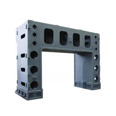 China Industry Gray Cast Iron Large Empty Portal Frame for sale