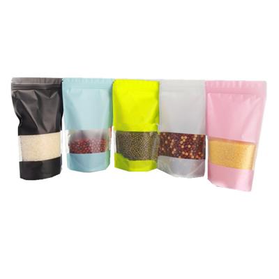 China Custom Resealable Plastic Moisture Proof Bags Aluminum Foil Laminated Packaging Bags With Zipper for sale