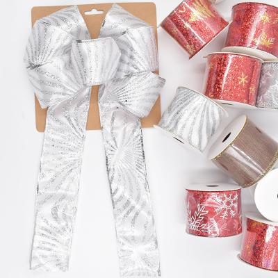 China Factory Supply Attractive Price Gift Wrapping Soft Christmas Gift Ribbon for sale