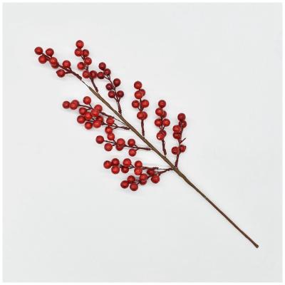 China High Quality Customized Sweet New Design Fake Artificial Decorative Red Berries for sale