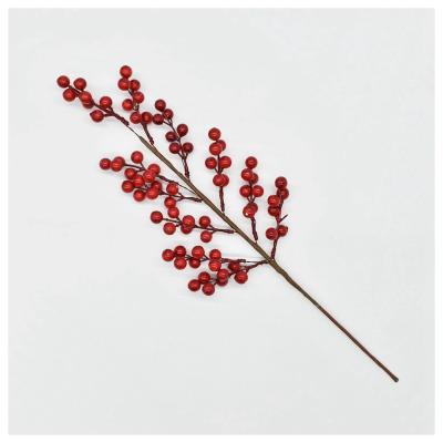 China Sweet Suitable Good Quality Small Decoration Artificial Christmas Price Red Fruit for sale