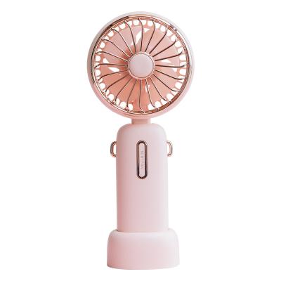 China Hotel Weight 160G Electric Personal Portable Mini Handheld Portable Fan With Three Color for sale