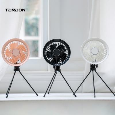 China Hot Selling Professional Hotel Multifunctional Mute Rechargeable Ceiling Fan With Tripod Stand Fan for sale