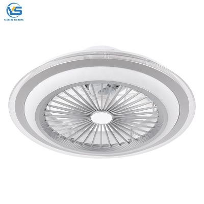 China XD24 2021 New 20 Inch Dimming Ceiling Lamp Remote Control Ceiling Fan Light With Fan For Bedroom With Remote Control for sale