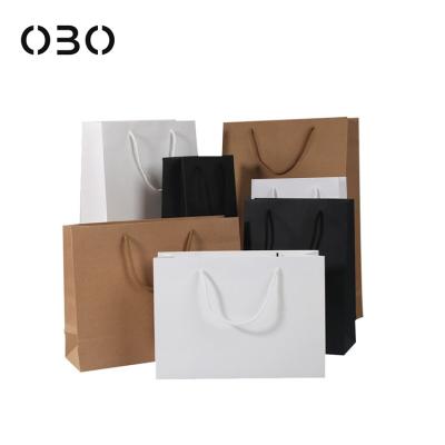 China Factory Wholesale Cheap Custom Copy Biodegradable Recycle Portable Kraft Paper Bag for sale