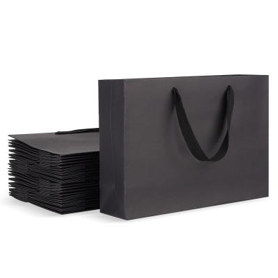 China Recycled Materials Printing Custom Paper Shopping Bags With Your Own Logo for sale