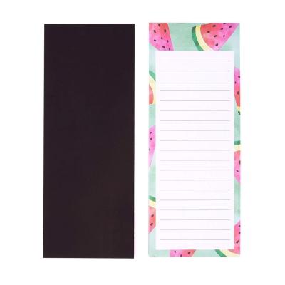 China 60sheets Self Adhesive Custom Printing Notepads To Do List Pad With Magnet for sale