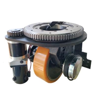 China High efficiency high torque DC brush or brushless AGV motor wheel drive wheel for forklift cleaning machine for sale