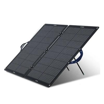 China RV Hot Sale Portable Folding Solar Panel Handbag Outdoor Camping Charger 18V 100W Folding Solar Panel for sale