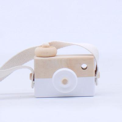 China Nordic Nordic Decoration Children's Toys Home Photo Taking Props Wooden Cameras for sale