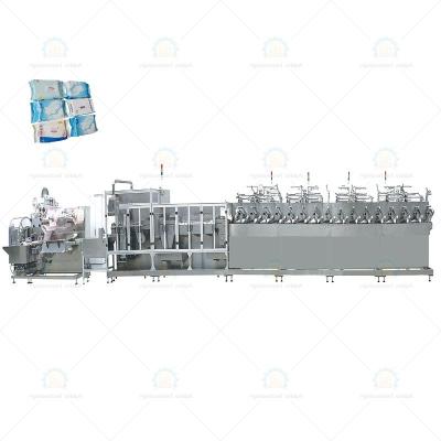 China Interfold Type& single extraction new products wipes production line wet paper machinery for sale