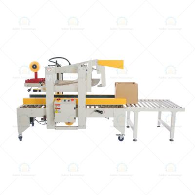 China Production Line Full Automatic Folding Forming Unpacking Machine Strip Cardboard Sealing Back Sealing Machine for sale