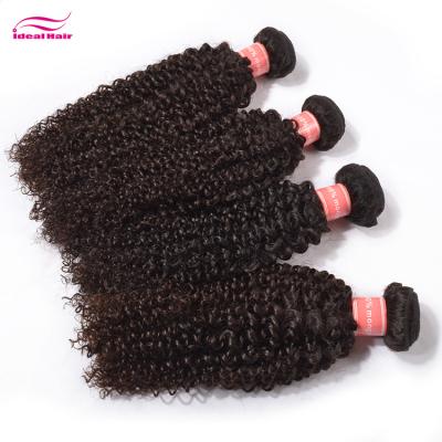 China Curly Double Curly Wave Hair Extension Remy Virgin Hair , Ombre Hair Extensions for sale