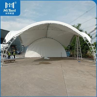 China Waterproof 10m Arch Tent Wedding Birthday Reception Party Tent With Strong Frame Structure for sale