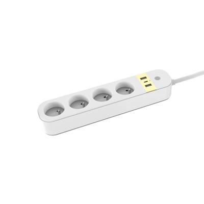 China Portable FCC Extension Socket Extension Power Strip Power Strip With Usb Ports for sale