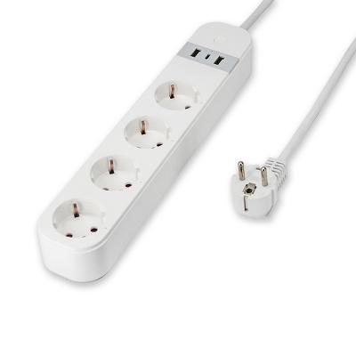 China Wifi 30W Wireless Palladium Power Strip Fast Charging EU Plug Standard Power Strip for sale