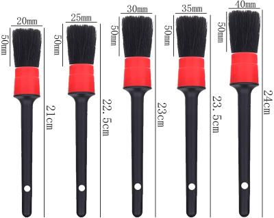 China Viable Wholesale Car Care Plastic Handle Brush Automobile Car Wheel Wash Brush for sale