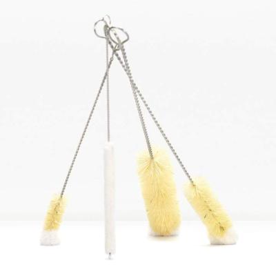 China Viable Stainless Steel Straw Cleaners For Drinking Pipe Nylon Cleaning Brushes for sale