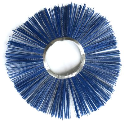 China Sustainable Inner Diameter 5 Inch PP Blend Steel Poly Wafer Road Sweeper Durable Brushes for sale