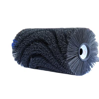 China Sustainable Custom Industrial Brush Roller Rotary Brush For Road Cleaning for sale