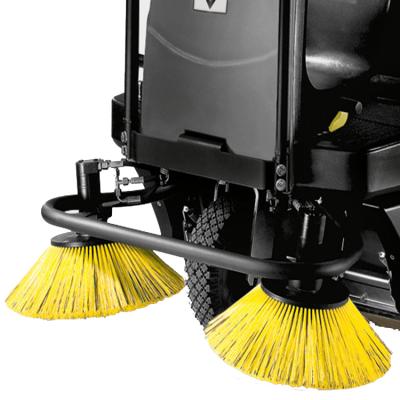 China Hot Selling Long Life Low Cost Factory Price Nylon Road Sweeper Wafer Brush Industrial Field Brush for sale