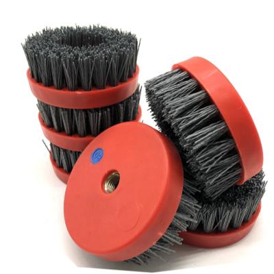 China Diamond Masonry Grinding Brush For Rotary Brush Antique High Quality Marble And Granite Cleaning Polishing Nylon Bristle for sale