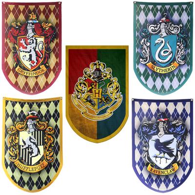 China High Quality Strong Color Stability Harry Potter Magic College Flag Decoration Banners Rounded Corner Flag for sale