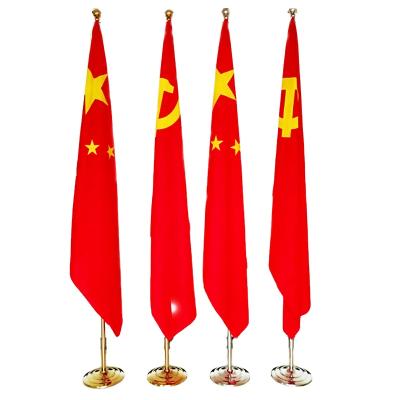 China Strong Stability Professional Factory Color Removable Indoor Decoration Telescoping Flagpole for sale