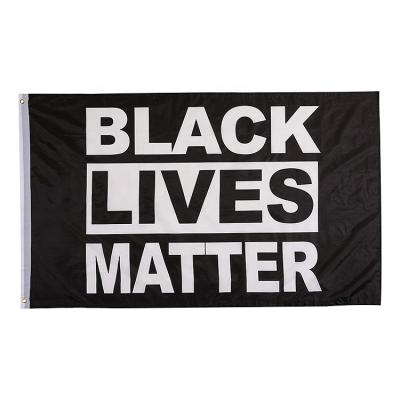 China Stock wholesale professional manufacture cheap black lives hanging goods import flags banners for sale