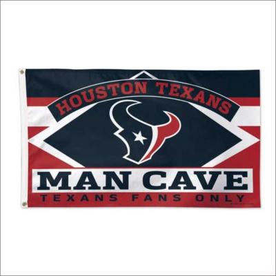 China Strong Stability Custom 90x150cm Houston Texans Flag Sample NFL Fast Delivery for sale