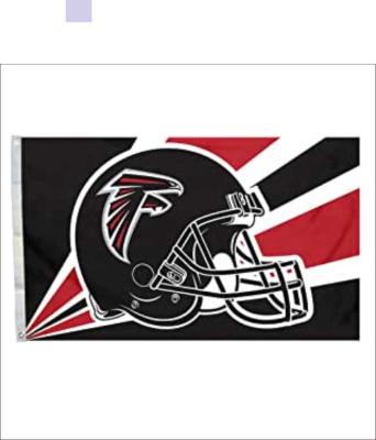 China Strong Stability Atlanta Falcons NFL 3*5ft Custom Color Flag Sample Fast Delivery for sale