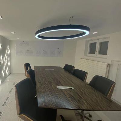 China LED Ring Pendant Light Minimalist Aluminum Round Profile LED Ceiling Light 1.2m With 5 Years Warranty for sale