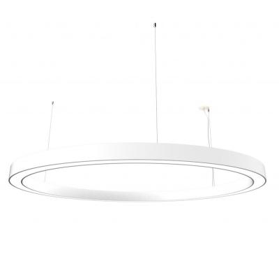 China Minimalist Aluminum 1.8m Simple Profile Circular LED Ring Pendant LED Light for Office, Hotel, Shop for sale