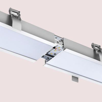 China Ceiling Light Plasterboard Ceiling Profile Light Fixture Desk Recessed Flush Mount Led Light Square for sale