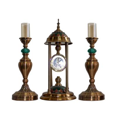 China Decorative Antique Style Room Desk Table Clock for sale