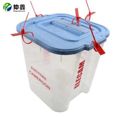 China Sustainable Factory Direct Plastic Ballot Box /election Box With Wheels for sale