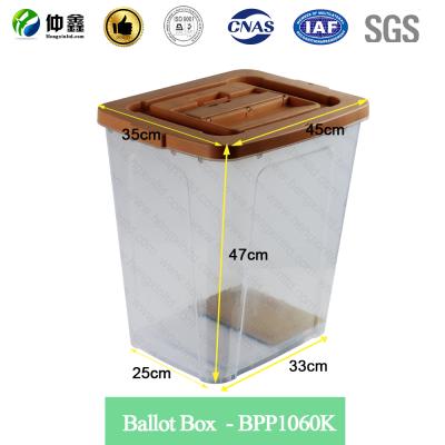 China Recycled Materials 30L/40L/50L/60L/70L/80L /90L Ballot Box For Voting for sale