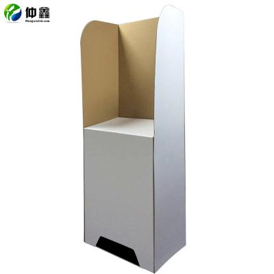 China One person recyclable corrugated cardboard voting booth, voting screen for election for sale