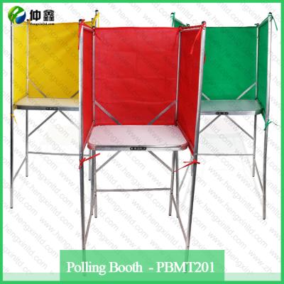 China Metal material can be ISO alloy folding table / polling station / reused portable large voting booths for election registration for sale