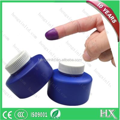 China Purple Election Fingerprint Ink Indelible Voting for sale