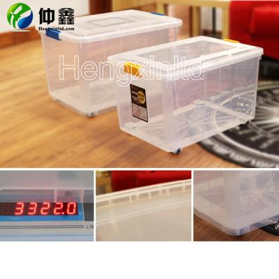 China Manufacture Eco - Friendly Factory Clothes Container / Waterproof Transparent Books Storage Boxes for sale