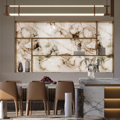 China Art Nouveau Rockstone Blanket Trending New Rock 3D Suspended Style LED Wall Hung Mount Type Hanging Pendant Led Light for sale