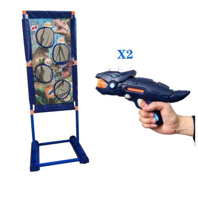 China New 2021 Simple Children Play EVA Soft Bullet Compressor Firearm Gun Target Game Boy Mobile Electric Shooting Outdoor Toy for sale